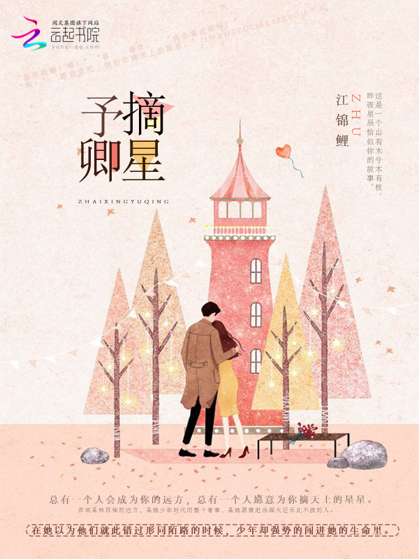 《摘星予卿》小说封面制作