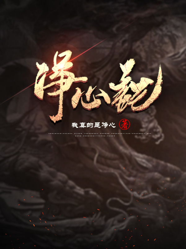 《净心记》小说封面制作