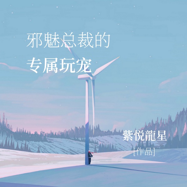 《邪魅总裁的专属玩宠》小说封面制作