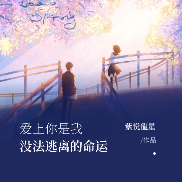 《爱上你是我没法逃离的命运》小说封面制作
