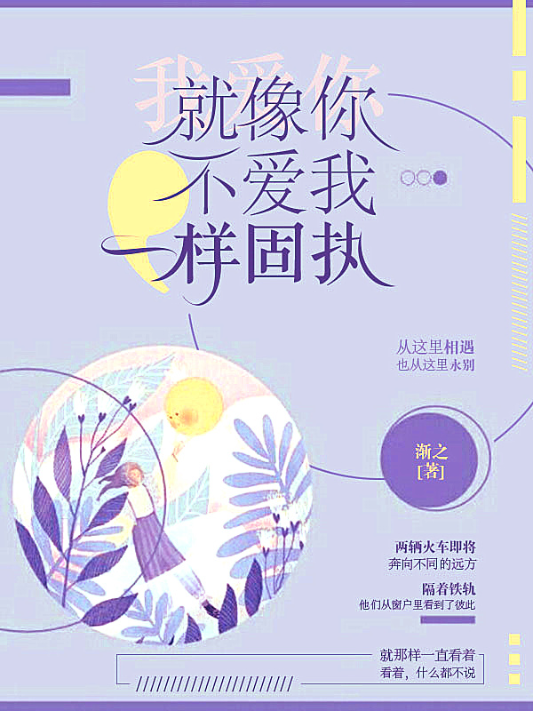 《我爱你,就像你不爱我一样固执》小说封面制作