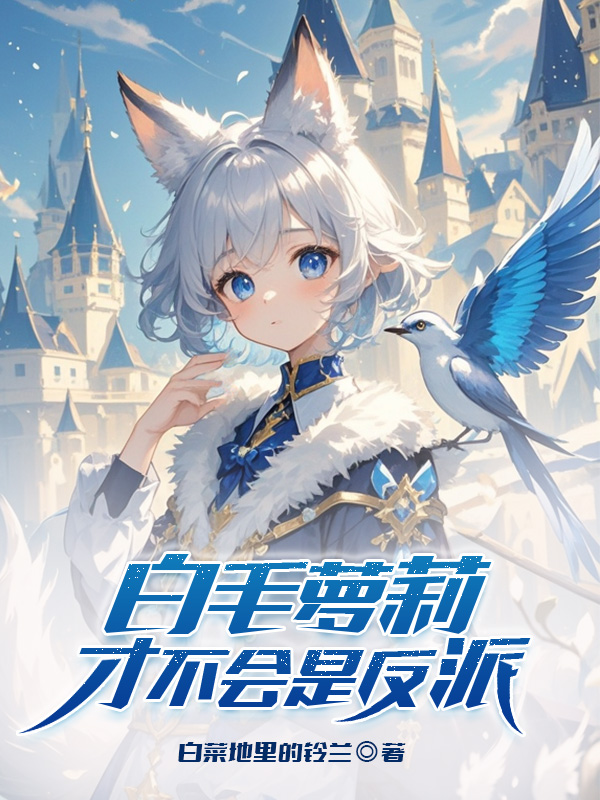 《白毛萝莉才不会是反派》小说封面制作