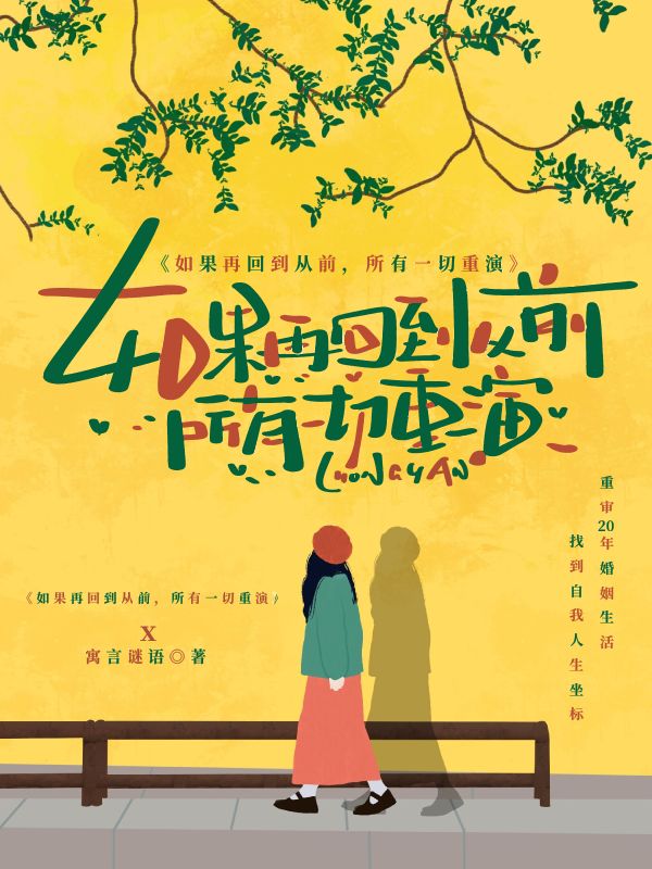 《如果再回到从前,所有一切重演》小说封面制作